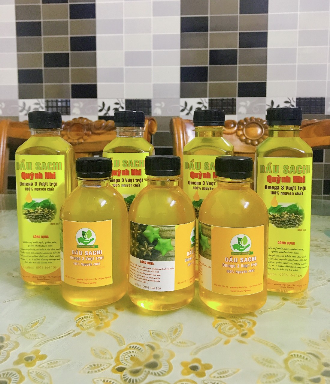 Dầu Sa chi Quỳnh Nhi (Chai 350ml)